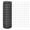 Image de vidaXL Clôture euro Acier 25 x 1 m Gris