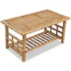 Image de vidaXL Table basse Bambou 90x50x45 cm