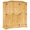 Image de vidaXL Garde-robe Meuble de Rangement Pin Mexicain Gamme Corona 3 Portes