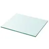 Image de vidaXL Panneau pour étagère Verre transparent 30 x 25 cm