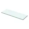 Image de vidaXL Panneau pour étagère Verre transparent 50 x 12 cm