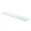 Image de vidaXL Panneau d’étagère Verre transparent 90 x 15 cm
