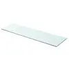 Image de vidaXL Panneau pour étagère Verre transparent 90 x 25 cm