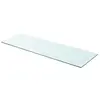 Image de vidaXL Panneau pour étagère Verre transparent 90 x 30 cm