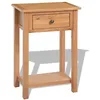 Image de vidaXL Table console 50 x 32 x 75 cm Bois de chêne massif
