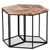 Image de vidaXL Table basse Bois de manguier massif 56x48x40 cm