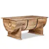 Image de vidaXL Table basse Bois de manguier massif 88x50x40 cm