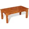 Image de vidaXL Table basse Bois massif 110 x 60 x 45 cm