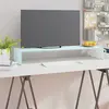 Image de vidaXL Meuble TV/Support pour moniteur 90x30x13 cm verre vert