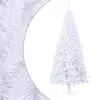 Image de vidaXL Sapin de Noël artificiel L 240 cm Blanc