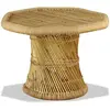 Image de vidaXL Table basse bambou octogonale 60 x 60 x 45 cm
