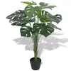 Image de vidaXL Plante artificielle avec pot Monstera 70 cm Vert