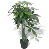 Image de vidaXL Arbre de la fortune artificiel avec pot 85 cm Vert