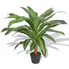 Image de vidaXL Plante artificielle avec pot Dracaena 90 cm Vert