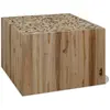 Image de vidaXL Table basse Teck authentique 50x50x35 cm