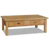 Image de vidaXL Table basse teck massif 100x60x35 cm
