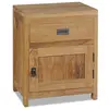 Image de vidaXL Table de chevet teck massif 40x30x50 cm