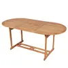 Image de vidaXL Table de jardin 180x90x75 cm Bois de teck solide