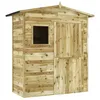 Image de vidaXL Abri de stockage de jardin Bois de pin imprégné