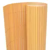 Image de vidaXL Clôture de jardin Double face PVC 90 x 300 cm Jaune