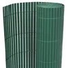 Image de vidaXL Clôture de jardin Double face 90 x 500 cm Vert