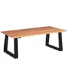Image de vidaXL Table basse Bois d'acacia massif 110x60x40 cm