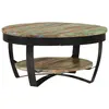 Image de vidaXL Table basse Bois massif de récupération 65x32 cm