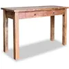 Image de vidaXL Table console bois d'acajou massif 123x42x75 cm