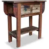 Image de vidaXL Table console bois de récupération mélangé 80x35x80 cm