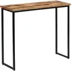 Image de vidaXL Table console Teck recyclé massif 90 x 30 x 76 cm