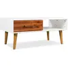 Image de vidaXL Table basse Bois d'acacia massif 90x50x40 cm