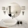 Image de vidaXL Miroir mural 60 cm Rond Verre