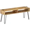 Image de vidaXL Meuble TV Bois de manguier massif 110 x 35 x 45 cm