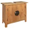 Image de vidaXL Meuble-lavabo de salle de bains pin massif 70x32x63 cm