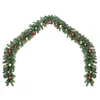 Image de vidaXL Guirlande de Noël décorée avec boules et lumières LED 10 m