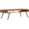 Image de vidaXL Table basse 110x50x35 cm Bois massif