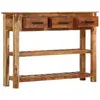 Image de vidaXL Buffet avec 3 tiroirs 110x30x80 cm Bois massif