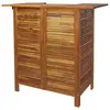 Image de vidaXL Table de bar 110 x 50 x 105 cm Bois d'acacia massif