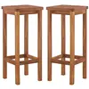 Image de vidaXL Tabourets de bar lot de 2 bois d'acacia massif