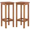 Image de vidaXL Tabourets de bar lot de 2 bois d'acacia massif