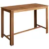 Image de vidaXL Table de bar Bois d'acacia massif 150x70x105 cm
