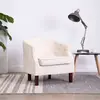 Image de vidaXL Fauteuil beige tissu