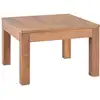 Image de vidaXL Table basse Bois de teck et finition naturelle 60x60x40 cm