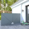 Image de vidaXL Auvent latéral pliable de terrasse Gris 300 x 150 cm