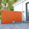 Image de vidaXL Auvent latéral pliable de terrasse Terre cuite 400 x 200 cm