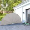 Image de vidaXL Auvent latéral pliable de terrasse Crème 200 cm