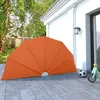 Image de vidaXL Auvent latéral pliable de terrasse Terre cuite 160 cm