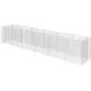 Image de vidaXL Lit surélevé à gabion Acier galvanisé 540x90x100 cm