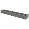 Image de vidaXL Jardinière surélevée   Robuste, résistante aux intempéries   Acier galvanisé, parfait pour jardin/terrasse, argenté