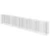 Image de vidaXL Lit surélevé à gabion Acier galvanisé 540x50x100 cm